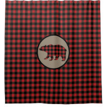 レッドブラックバッファロープレイドベア