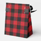 レッドブラックバッファロープレイド素朴ビーフボックス フェイバーボックス (裏面サイド)