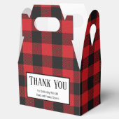 レッドブラックバッファロー素朴プ結婚ライド フェイバーボックス (オープン)