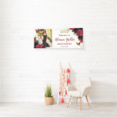 レッドブラックバラフローラキンセアニラスイート16写真 横断幕 (インサイチュ)