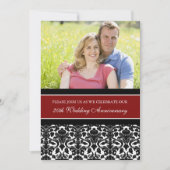 レッドブラックフォト20周年記念パーティの招待状 招待状 (正面)