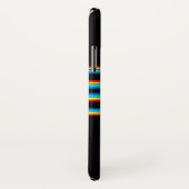 レッドブラックブルーイエロー抽象芸術レインボーネオンクロス Case-Mate iPhoneケース (裏面/右)