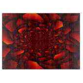 レッドブラックブルーペタル カッティングボード (正面)