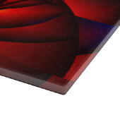 レッドブラックブルーペタル カッティングボード (角)