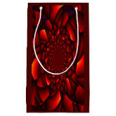 レッドブラックブルーペタル スモールペーパーバッグ (正面)