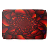 レッドブラックブルーペタル バスマット (正面)