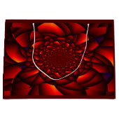 レッドブラックブルーペタル ラージペーパーバッグ (正面)