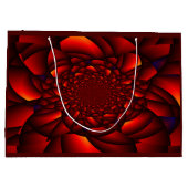 レッドブラックブルーペタル ラージペーパーバッグ (裏面)