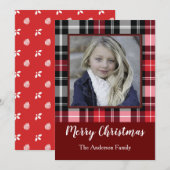 レッドブラックプレイド シーズンカード (正面/裏面)