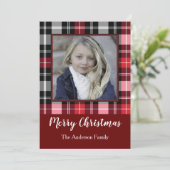 レッドブラックプレイド シーズンカード (スタンド正面)