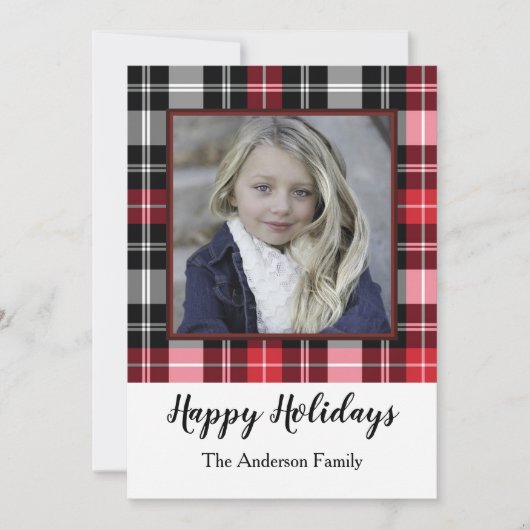 レッドブラックプレイド シーズンカード (正面)