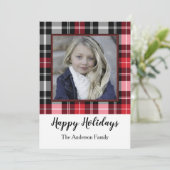 レッドブラックプレイド シーズンカード (スタンド正面)