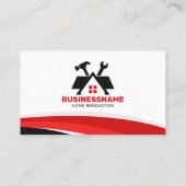 レッドブラックホームリニューアル工事請負業者 名刺 (裏面)