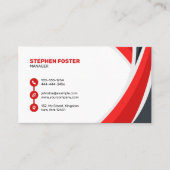 レッドブラックホームリニューアル工事請負業者 名刺 (正面)