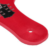 レッドブラックポップ・アートのアートエレキギター カッティングボード (角)