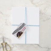 レッドブラックモンスタートラック誕生日パーティー ギフトタグ (より糸つき)