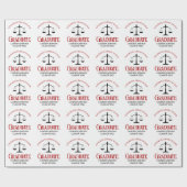 レッドブラックロースクール卒業党 ラッピングペーパー (フラット)