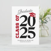 レッドブラック大学卒業 案内状 (スタンド正面)