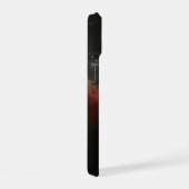 レッドブラック抽象芸術アート iPhone 15ケース (右側面)