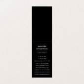 レッドブラック疑似ホログラムハートグリッター 名刺 (内部フラット)