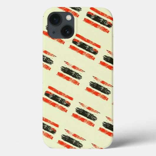 レッドブラック金ゴールド動揺して強度と伝統 Case-Mate iPhoneケース (裏面)