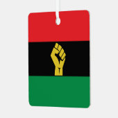 レッドブラック+グリーンオーナメント メタルオーナメント (正面左)