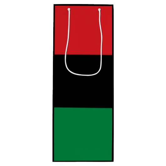 レッドブラック&グリーンワイン抱き枕 ワインギフトバッグ (正面)