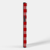 レッドブラック・バファロープラッド(赤色変更可能) ケース Case-Mate iPhoneケース (裏面 / 右)