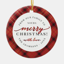 レッドブラック&金ゴールドクリスマスプレイド |メリークリスマス