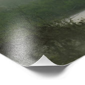 レッドブラフから見た霧の中の日の出、 フォトプリント (角)