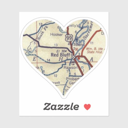 レッドブラフカリフォルニア シール (シート)