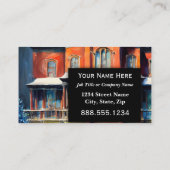 レッドブリックビクトリアンホームプロフェッショナルエグゼクティブ 名刺 (裏面)