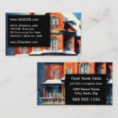 レッドブリックビクトリアンホームプロフェッショナルエグゼクティブ 名刺 (正面/裏面)