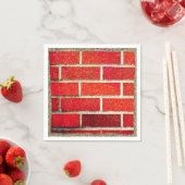 レッドブリック&グリッターホリデークリスマスパーティー スタンダードカクテルナプキン (インサイチュ)