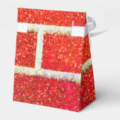 レッドブリック&グリッターホリデークリスマスパーティー フェイバーボックス (裏面サイド)