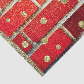 レッドブリック&グリッターホリデーパーティーグモダンラムシック 薄葉紙 (詳細)