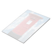 レッドブリティッシュポストボックス ノートパッド (アングル)