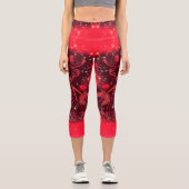 レッドブルカプリレギンスランニングズインスターリーナイト カプリレギンス (正面)