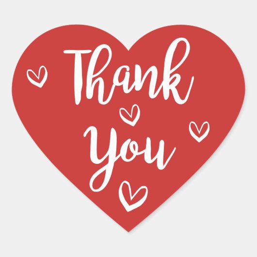 レッドブルゴーニュありがとうホワイトハート結婚ズ ハートシール (正面)