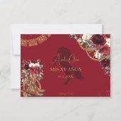 レッドブルゴーニュフローラシャーロウエストキンセアニラ応答 出欠カード (裏面)