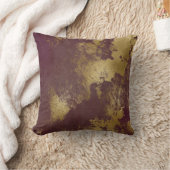 レッドブルゴーニュ動揺してグランギー金ゴールドウォール クッション (ブランケット)