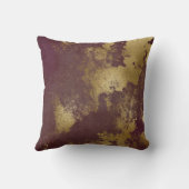 レッドブルゴーニュ動揺してグランギー金ゴールドウォール クッション (裏面)