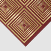 レッドブルゴーニュ金ゴールドギフトラッピングティッシュペーパー 薄葉紙 (詳細)