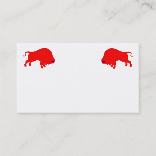 レッドブルズの名刺 名刺 (正面)