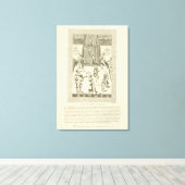 レッドブルプレイハウスの内部、フロントスピース キャンバスプリント (インサイチュ (ウッドフロア))