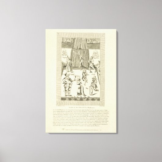 レッドブルプレイハウスの内部、フロントスピース キャンバスプリント (正面)