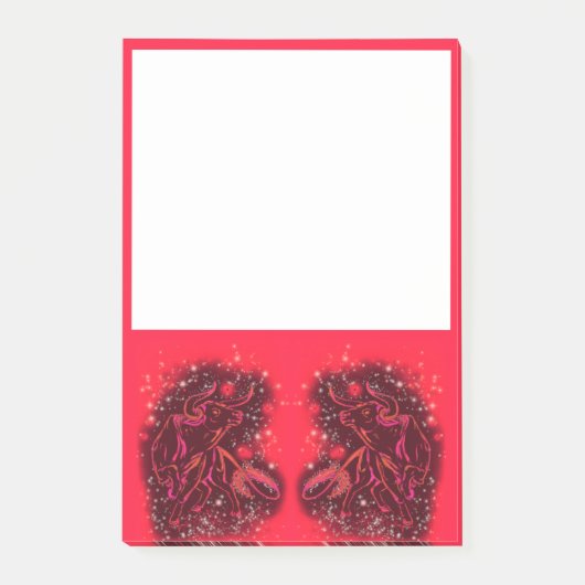 レッドブルランニングズの星の夜 ポストイット (正面)