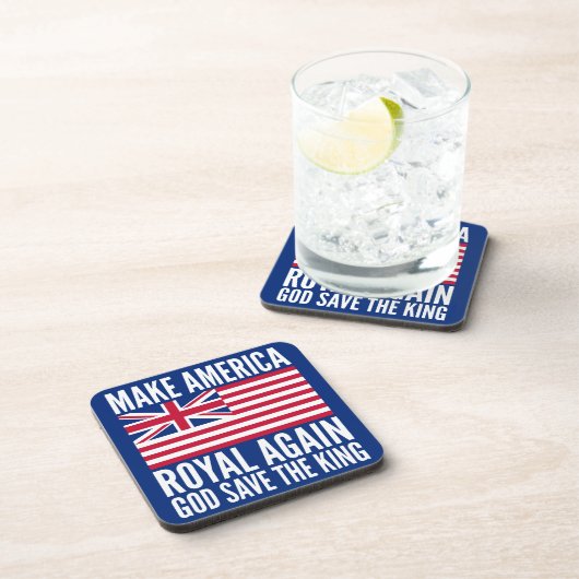 レッドブルーおもしろいメイクアメリカ再びア王室のート コースター (右側)