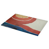 レッドブルーイエロー夕べスターIII カッティングボード (角)