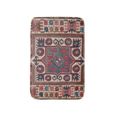 レッドブルーウエスタンサンタフェカウボーイ華美  バスマット (正面縦)